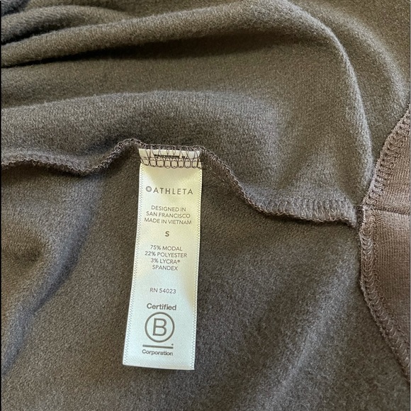 Athleta Women's Ethereal Brushed Funnel Neck Athleisure Top S - Picture 9 of 13